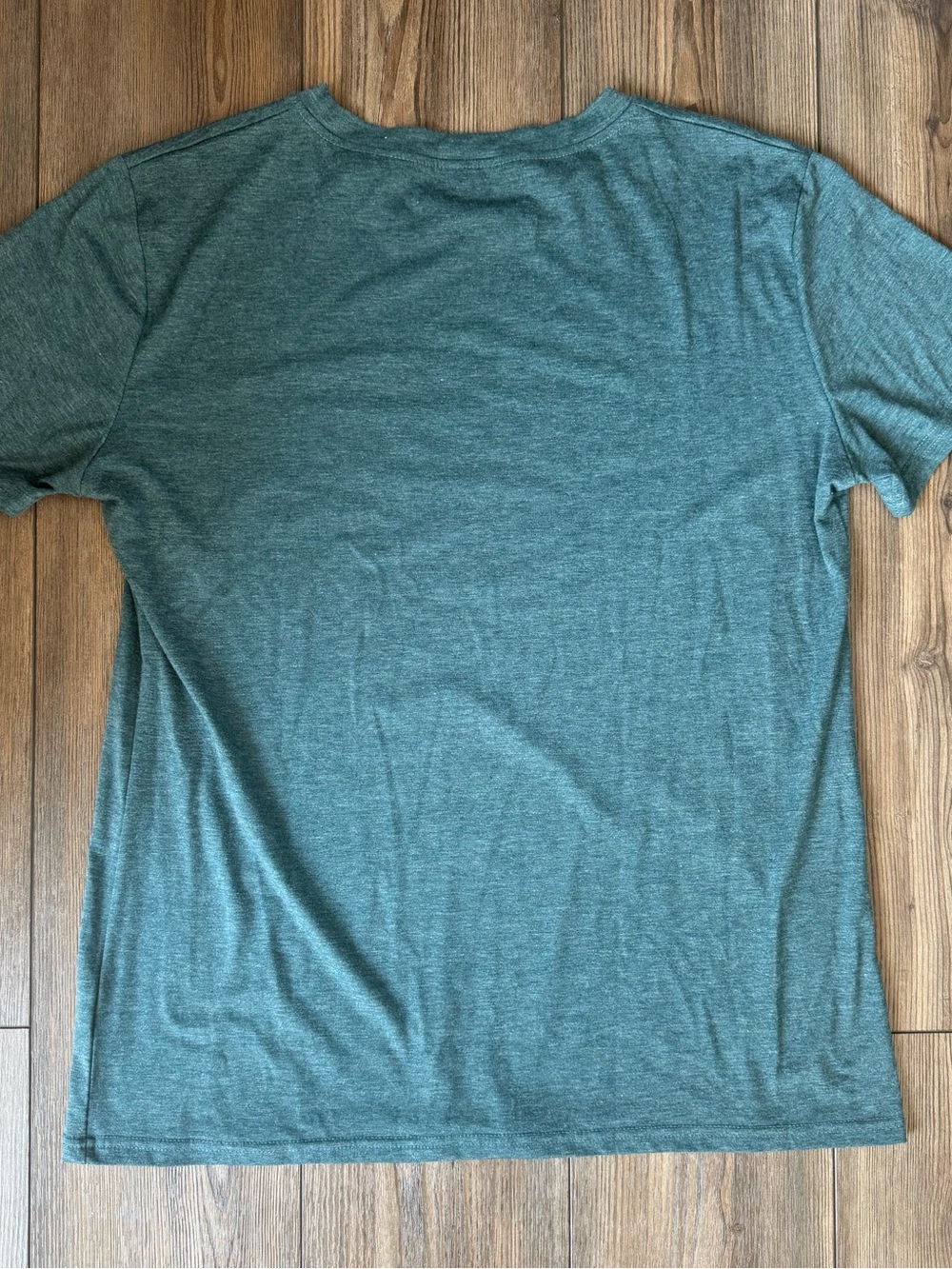 Thankful Graphic Tee - Women's green stretch Short Sleeve Top - Picture 6 of 6